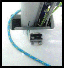 Figura 4 - Marcas del m&aacute;stil en fogonadura